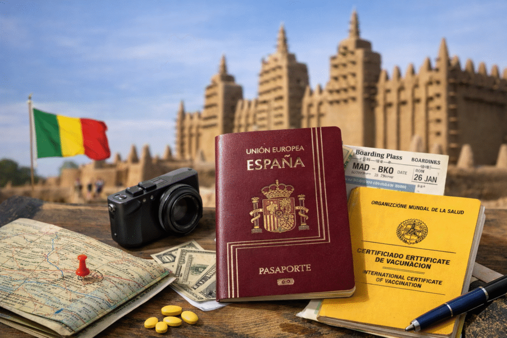 documentacion para viajara Mali desde España