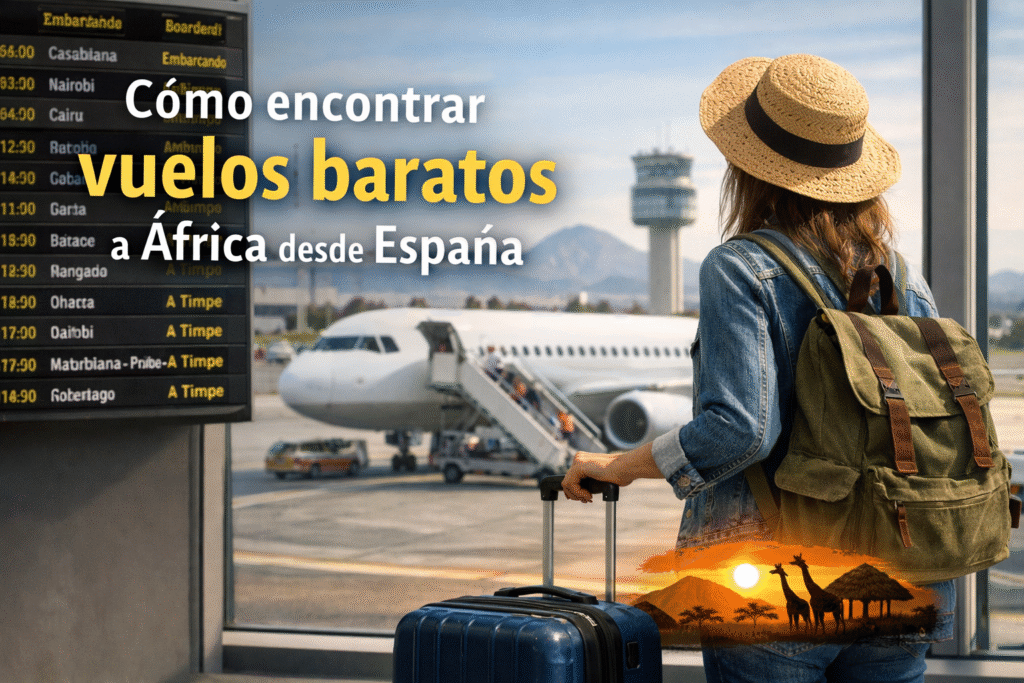 Cómo encontrar vuelos baratos a África desde España agencia Nice Travel Murcia